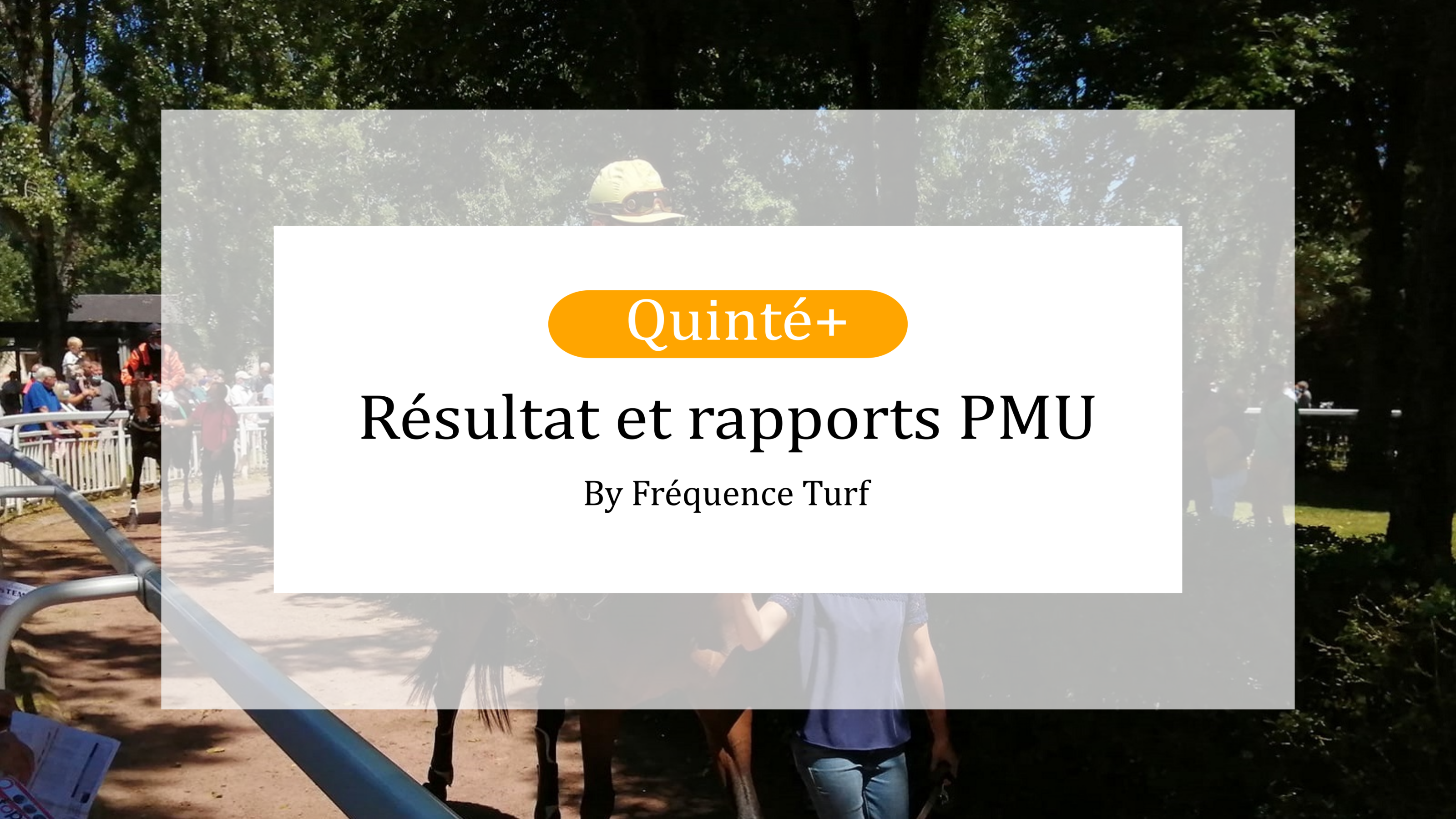 Arrivée officielle, résultat et rapports PMU du Quinté