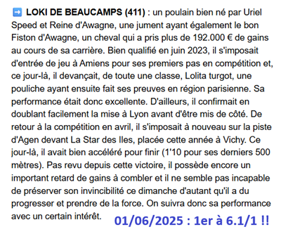 Pronostic PMU gagnant du dimanche 1 juin 2025