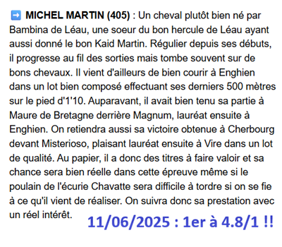 Pronostic PMU gagnant du 11 juin 2025