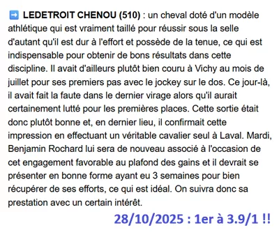 Pronostic pmu gagnant du 28 octobre 2025