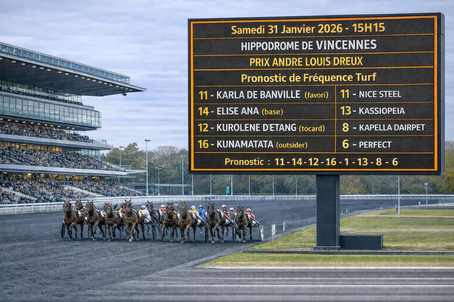 Pronostic quinté PMU du samedi 31 janvier 2026