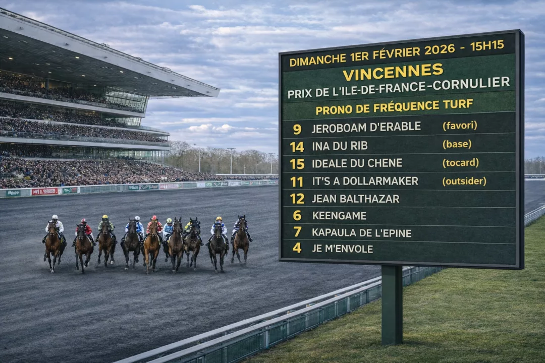 Pronostic quinté du dimanche 1er février 2026