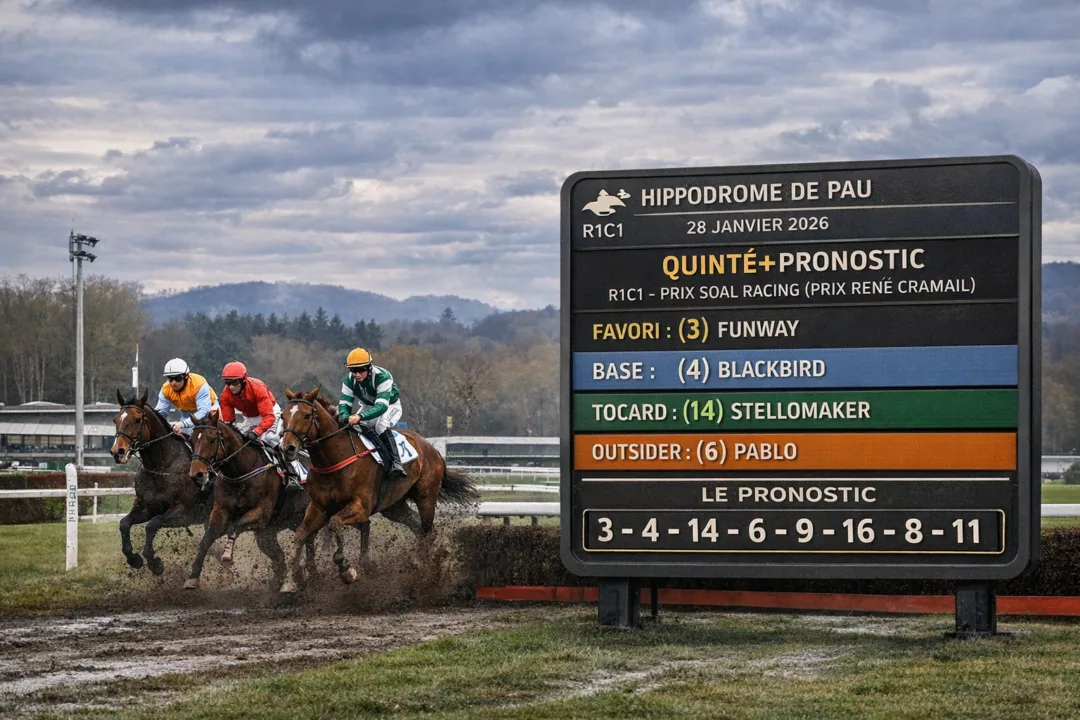 Pronostic quinté du mercredi 28 janvier 2026