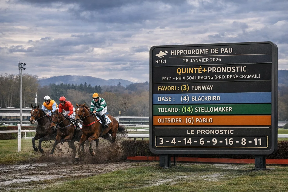Pronostic quinté du mercredi 28 janvier 2026