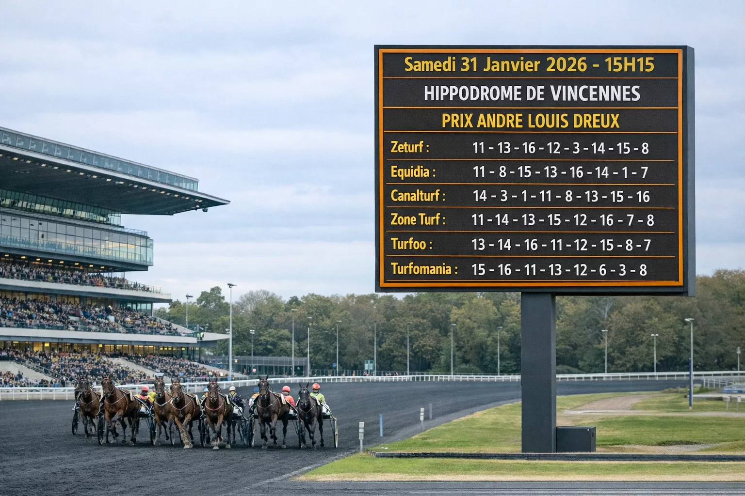 Pronostic quinté presse du samedi 31 janvier 2026