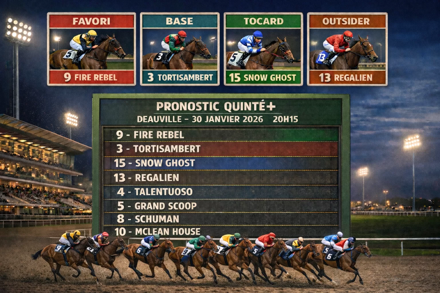 pronostic Quinté vendredi 30 janvier 2026