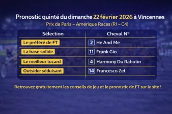 Pronostic Quinté du 22 février 2026