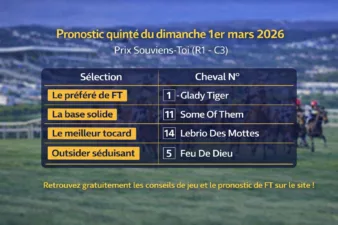 Pronostic quinté du dimanche 1er mars 2026
