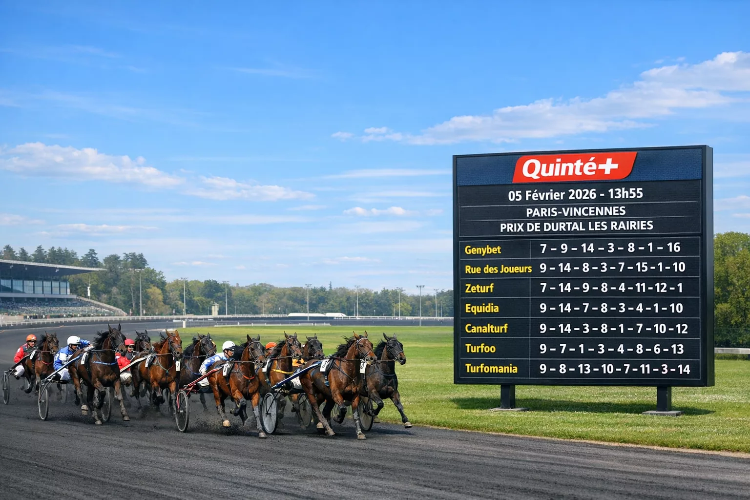 Pronostic quinté presse PMU jeudi 5 février 2026