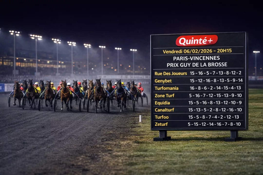 Quinté 6 février pronostic presse PMU