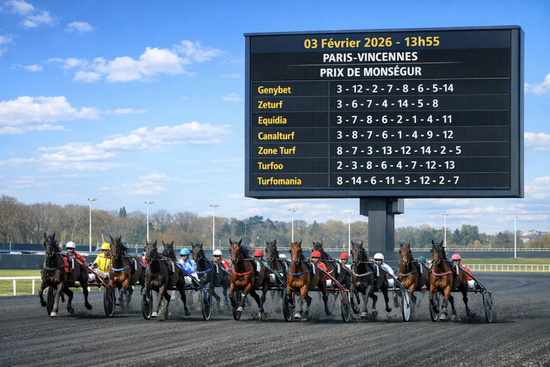 Quinté du 3 février à Vincennes la presse PMU