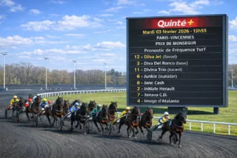 Quinté du 3 février à Vincennes le pronostic de Fréquence Turf