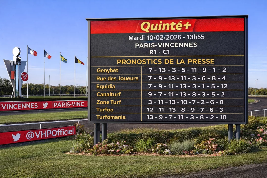Quinté du mardi 10 février 2026 au PMU : les favoris de la presse
