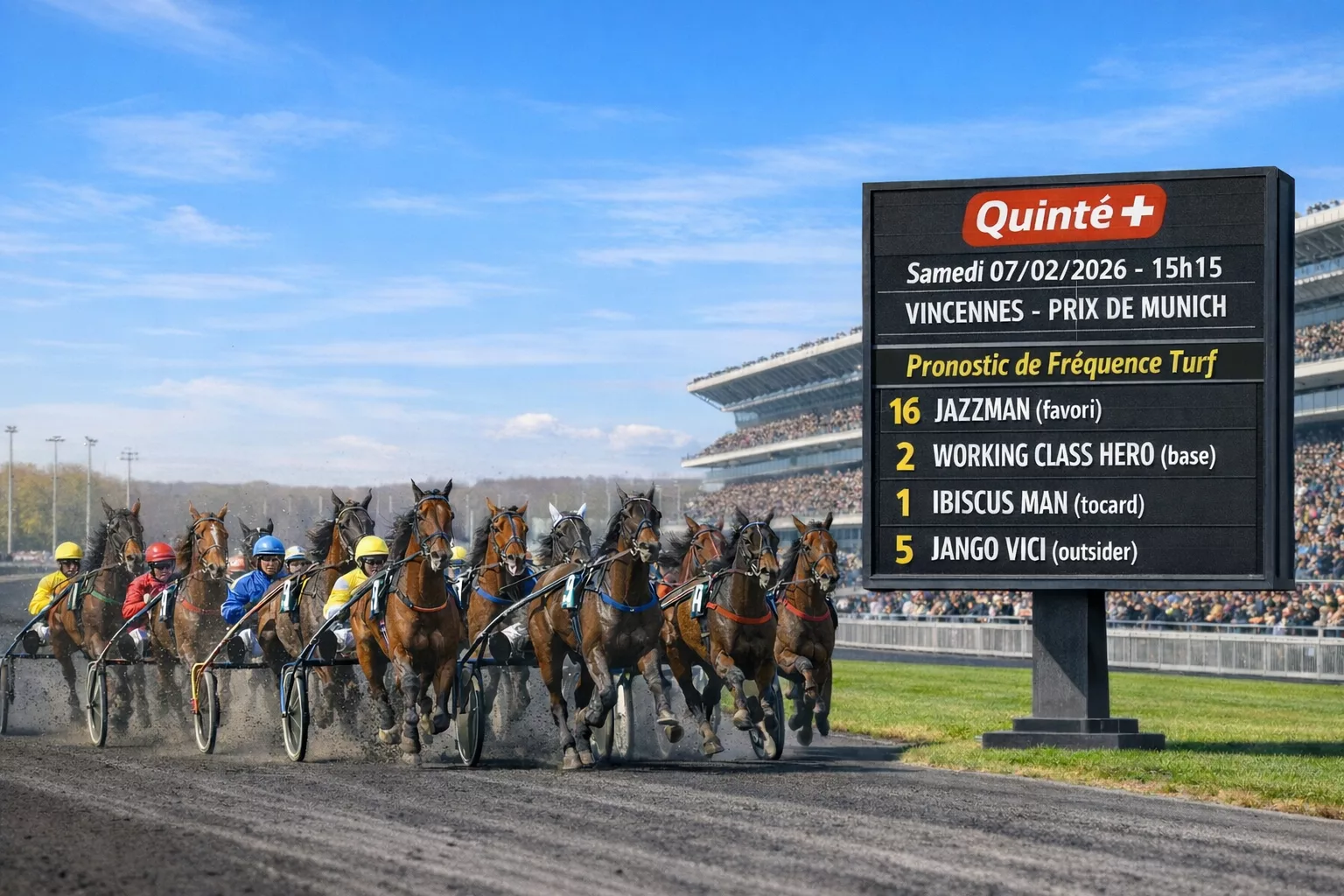 Quinté du samedi 7 février 2026 pronostic avec base et tocard