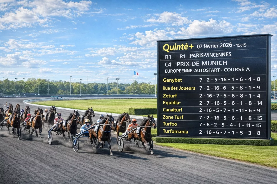 Quinté samedi 7 février 2026 pronostic presse PMU