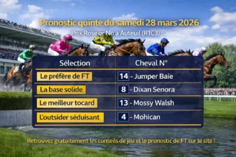 Pronostic PMU du samedi 28 mars 2026