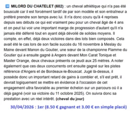 Pronostic PMU gagnant du 30/04/2026