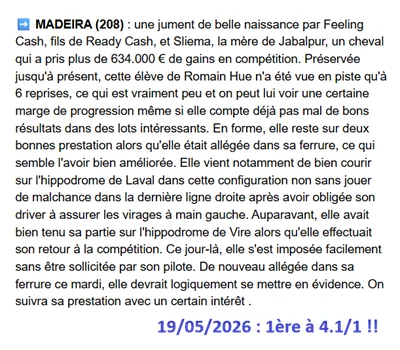 Pronostic PMU gagnant du 19/05/2026