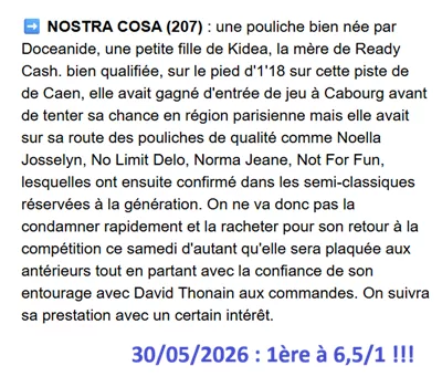 Pronostic PMU gagnant du 30/05/2026