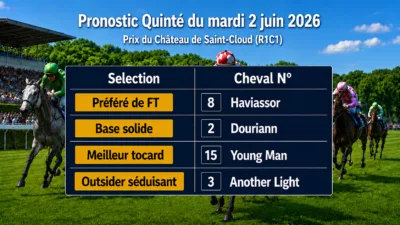 Pronostic quinté du mardi 2 juin 2026