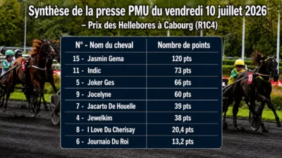 Pronostic quinté presse du vendredi 10 juillet 2026
