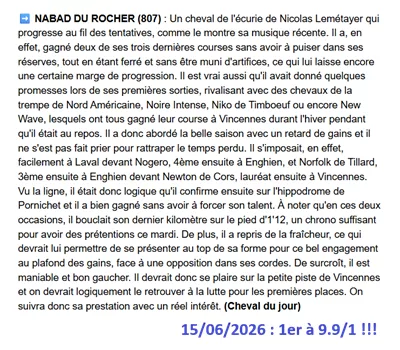 Pronostic PMU gagnant du 15 septembre 2026